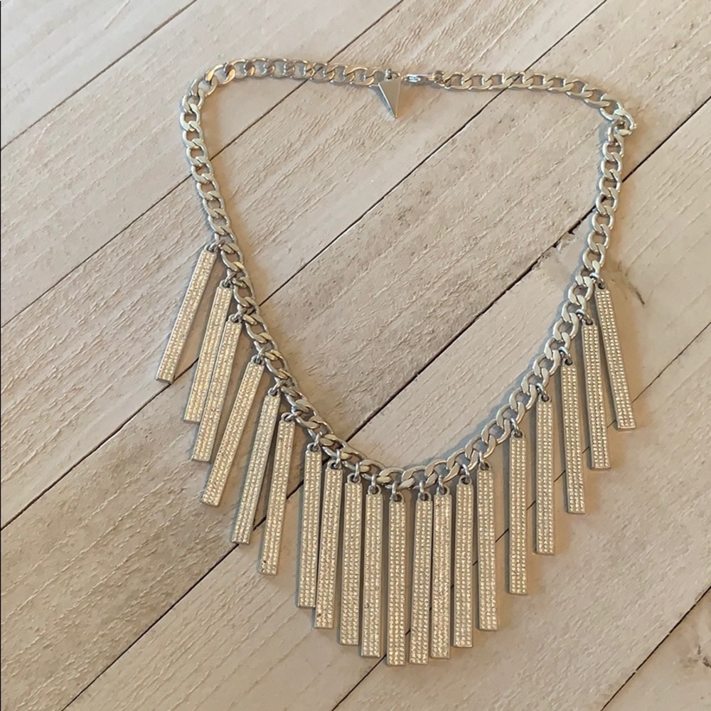 Rebecca Minkoff Womens Silver Pave CZ Runway ID